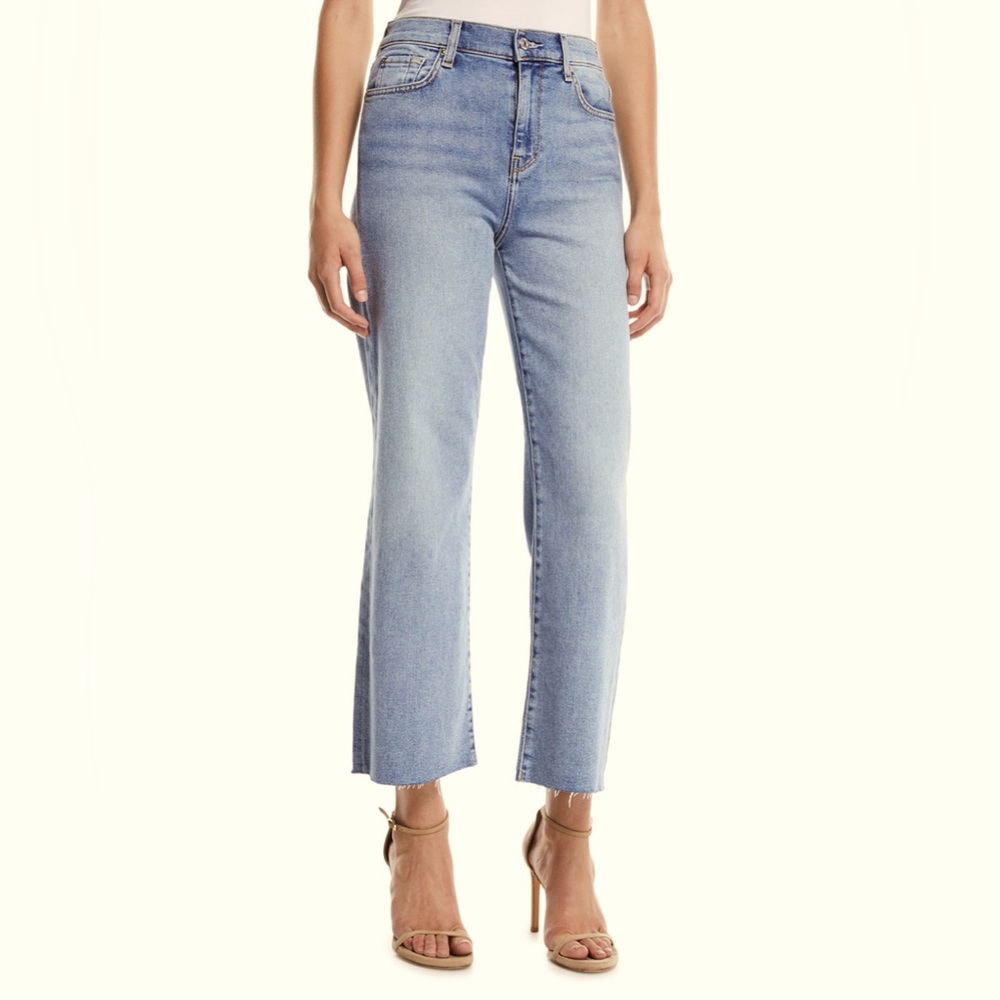 7 For All Mankind Cropped Alexa Jeans